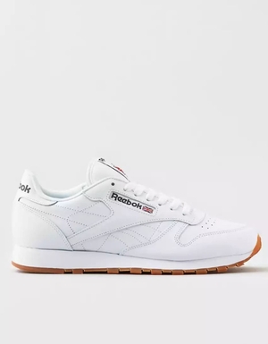 Baskets American Eagle Classiche Cuir Blanche Homme | CUG-58815380